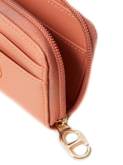 OVAL T Keychain card holder pink mousse - Women&rsquo;s Wallets