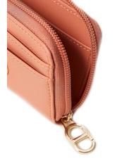 TWINSET OVAL T Keychain card holder pink mousse - Women&rsquo;s Wallets - 3