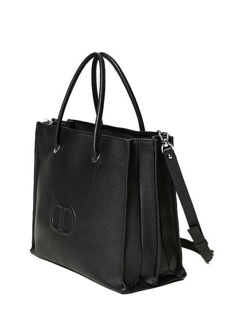 LOGO EMBOSSED Handbag with shoulder strap black - Women&rsquo;s Bags