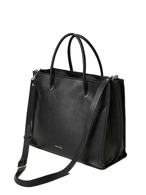 LOGO EMBOSSED Handbag with shoulder strap black - Women&rsquo;s Bags