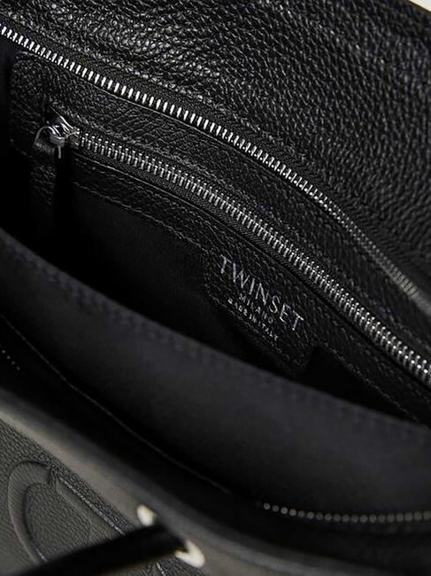 LOGO EMBOSSED Handbag with shoulder strap black - Women&rsquo;s Bags