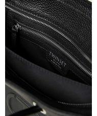 TWINSET LOGO EMBOSSED Handbag with shoulder strap black - Women&rsquo;s Bags - 4