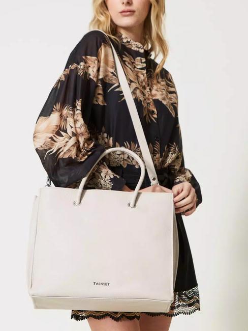LOGO EMBOSSED Handbag with shoulder strap black - Women&rsquo;s Bags