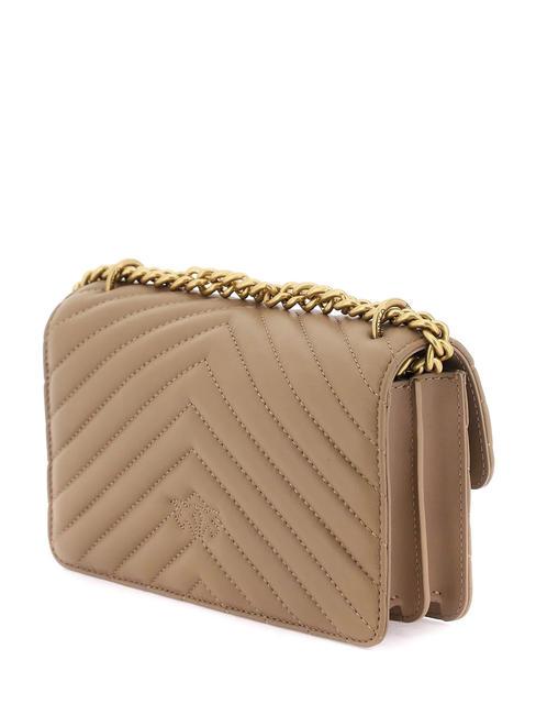 MINI LOVE BAG One chevron bag ginger biscuit-antique gold - Women&rsquo;s Bags
