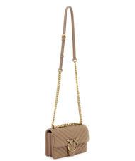 PINKO MINI LOVE BAG One chevron bag ginger biscuit-antique gold - Women&rsquo;s Bags - 3