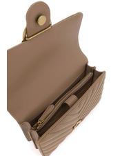 PINKO MINI LOVE BAG One chevron bag ginger biscuit-antique gold - Women&rsquo;s Bags - 4