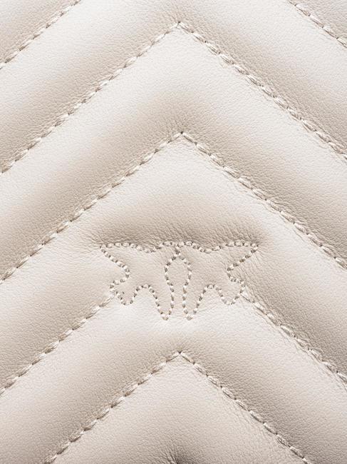 MINI LOVE BAG One chevron bag silk white-antique gold - Women&rsquo;s Bags