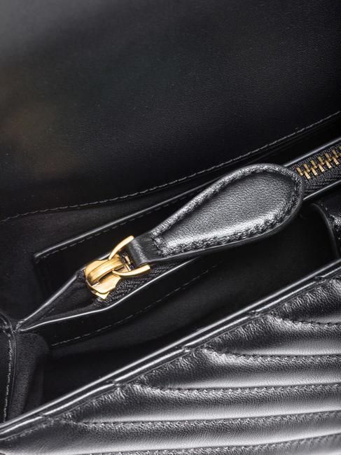 CLASSIC LADY LOVE BAG chevron bag black-antique gold - Women’s Bags