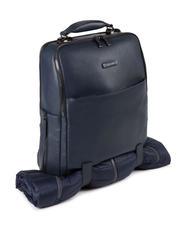 PIQUADRO MODUS SPECIAL Leather backpack for PC15.6 " blue - Laptop backpacks - 3