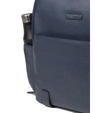 PIQUADRO MODUS SPECIAL Leather backpack for PC15.6 " blue - Laptop backpacks - 4