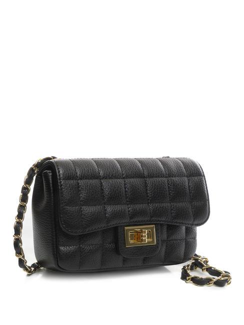 GIULIA Dollar leather chain shoulder bag black - Women&rsquo;s Bags