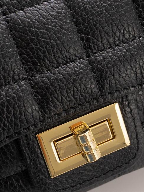 GIULIA Dollar leather chain shoulder bag black - Women&rsquo;s Bags