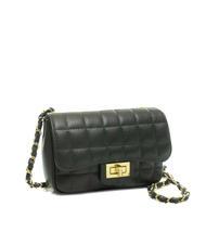 LESAC GIULIA Dollar leather chain shoulder bag dark green - Women&rsquo;s Bags - 2