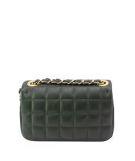 LESAC GIULIA Dollar leather chain shoulder bag dark green - Women&rsquo;s Bags - 3
