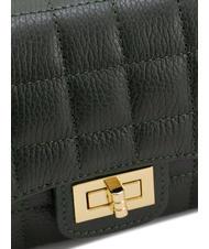 LESAC GIULIA Dollar leather chain shoulder bag dark green - Women&rsquo;s Bags - 5