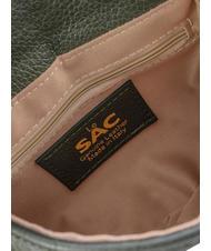 LESAC GIULIA Dollar leather chain shoulder bag dark green - Women&rsquo;s Bags - 7