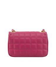 LESAC GIULIA Dollar leather chain shoulder bag fuchsia - Women&rsquo;s Bags - 3
