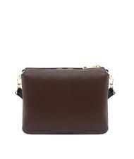 LESAC SIMONA Tris dollar leather shoulder bag mocha - Women’s Bags - 3