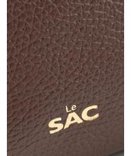 LESAC SIMONA Tris dollar leather shoulder bag mocha - Women’s Bags - 6