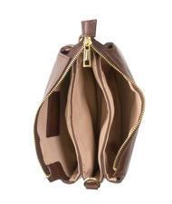 LESAC SIMONA Tris dollar leather shoulder bag mocha - Women’s Bags - 5