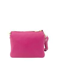 LESAC SIMONA Tris dollar leather shoulder bag fuchsia - Women’s Bags - 3