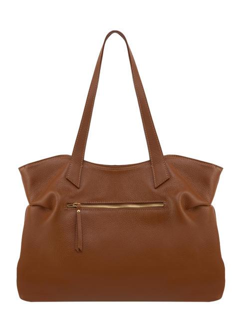 MARTINA Dollar leather shopper bag dark leather - Women’s Bags