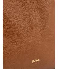 LESAC MARTINA Dollar leather shopper bag dark leather - Women’s Bags - 5