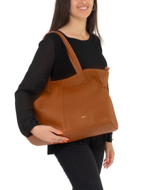 MARTINA Dollar leather shopper bag dark leather - Women’s Bags