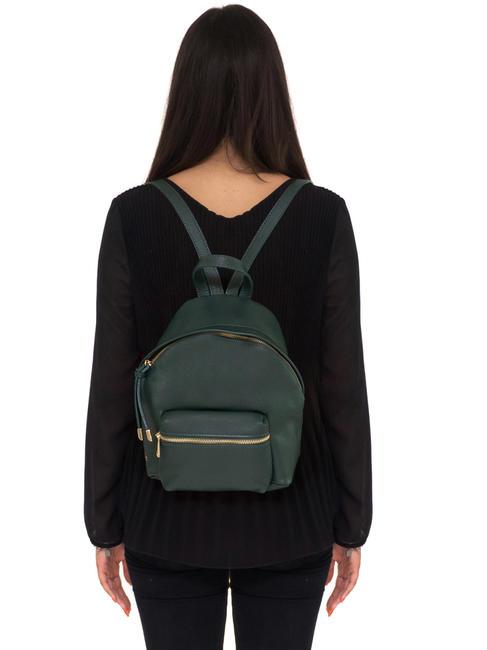 VANESSA Dollar leather backpack dark green - Women&rsquo;s Bags