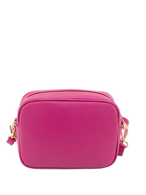 LUCIA Dollar leather double shoulder bag fuchsia - Women’s Bags
