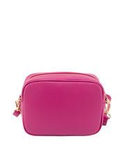 LESAC LUCIA Dollar leather double shoulder bag fuchsia - Women’s Bags - 5
