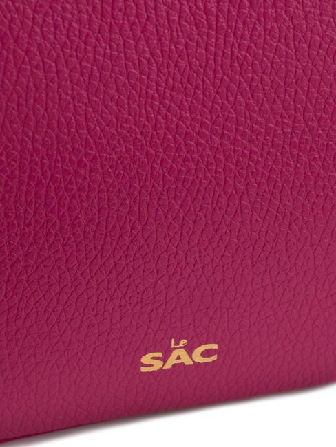 LUCIA Dollar leather double shoulder bag fuchsia - Women’s Bags
