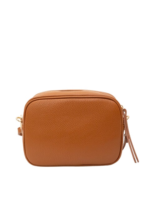 LUCIA Dollar leather double shoulder bag dark leather - Women’s Bags