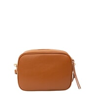 LESAC LUCIA Dollar leather double shoulder bag dark leather - Women’s Bags - 3