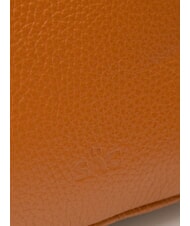 LESAC LUCIA Dollar leather double shoulder bag dark leather - Women’s Bags - 6