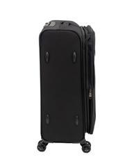 LESAC LIGHT FLY Medium expandable trolley black - Semi-rigid Trolley Cases - 4