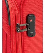 LESAC LIGHT FLY Medium expandable trolley red - Semi-rigid Trolley Cases - 5