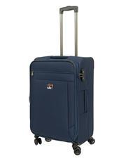 LESAC LIGHT FLY Medium expandable trolley blue - Semi-rigid Trolley Cases - 3