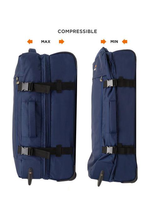 GLOBETROTTER Medium trolley bag blue - Semi-rigid Trolley Cases