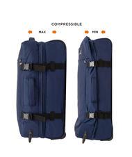 LESAC GLOBETROTTER Medium trolley bag blue - Semi-rigid Trolley Cases - 4