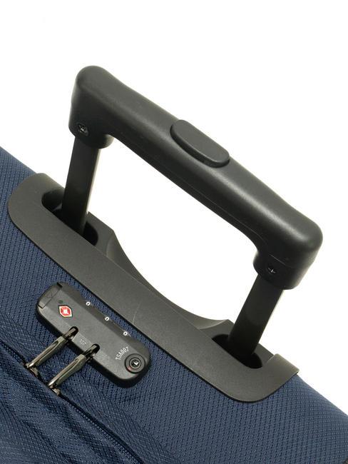 GLOBETROTTER Medium trolley bag blue - Semi-rigid Trolley Cases