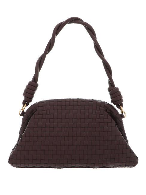 LISBET Woven clutch bag mahogany - Women&rsquo;s Bags