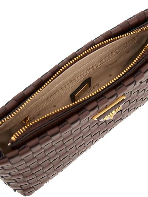 LISBET Braided shoulder bag mahogany - Women&rsquo;s Bags