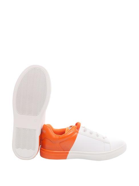 DEREK Child Sneakers white/orange - Baby Shoes