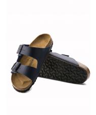 BIRKENSTOCK ARIZONA Sandal in Birko-Flor blue - Unisex shoes - 5