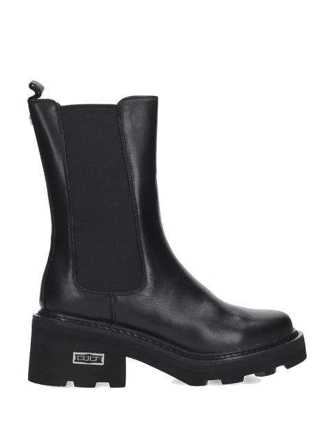 GRACE 3545 High leather Beatles ankle boots black - Women’s shoes