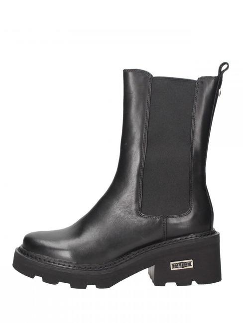 GRACE 3545 High leather Beatles ankle boots black - Women’s shoes