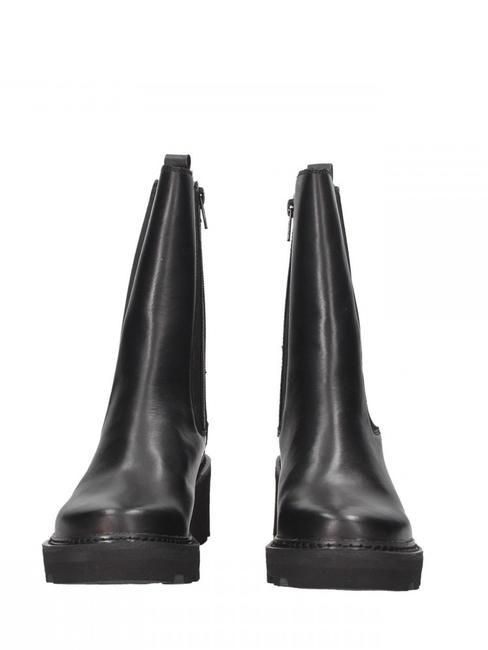 GRACE 3545 High leather Beatles ankle boots black - Women’s shoes