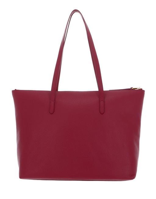 GLEEN Leather Shopping Bag garnet red - Women&rsquo;s Bags