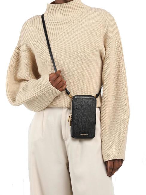 FLOR iPhone pouch with shoulder strap Black - Women’s Bags